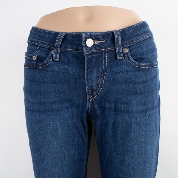 Levi's Leggings 1 (24 X 29) Women's Denim Jeans Medium Wash Zip Fly - Picture 3 of 15